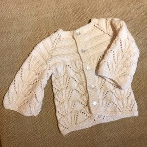 Super soft hand crocheted cardigan  Sweater